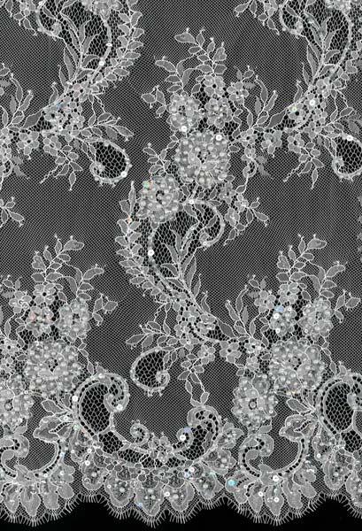 BEADED LACE - IVORY